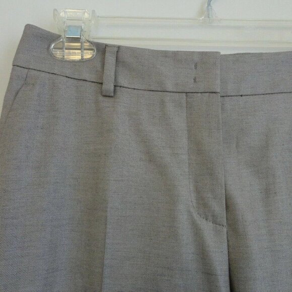 NWT AKRIS Camel Wool Cotton Straight Full Leg Marilyn Trouser Pants 8 - Picture 2 of 5